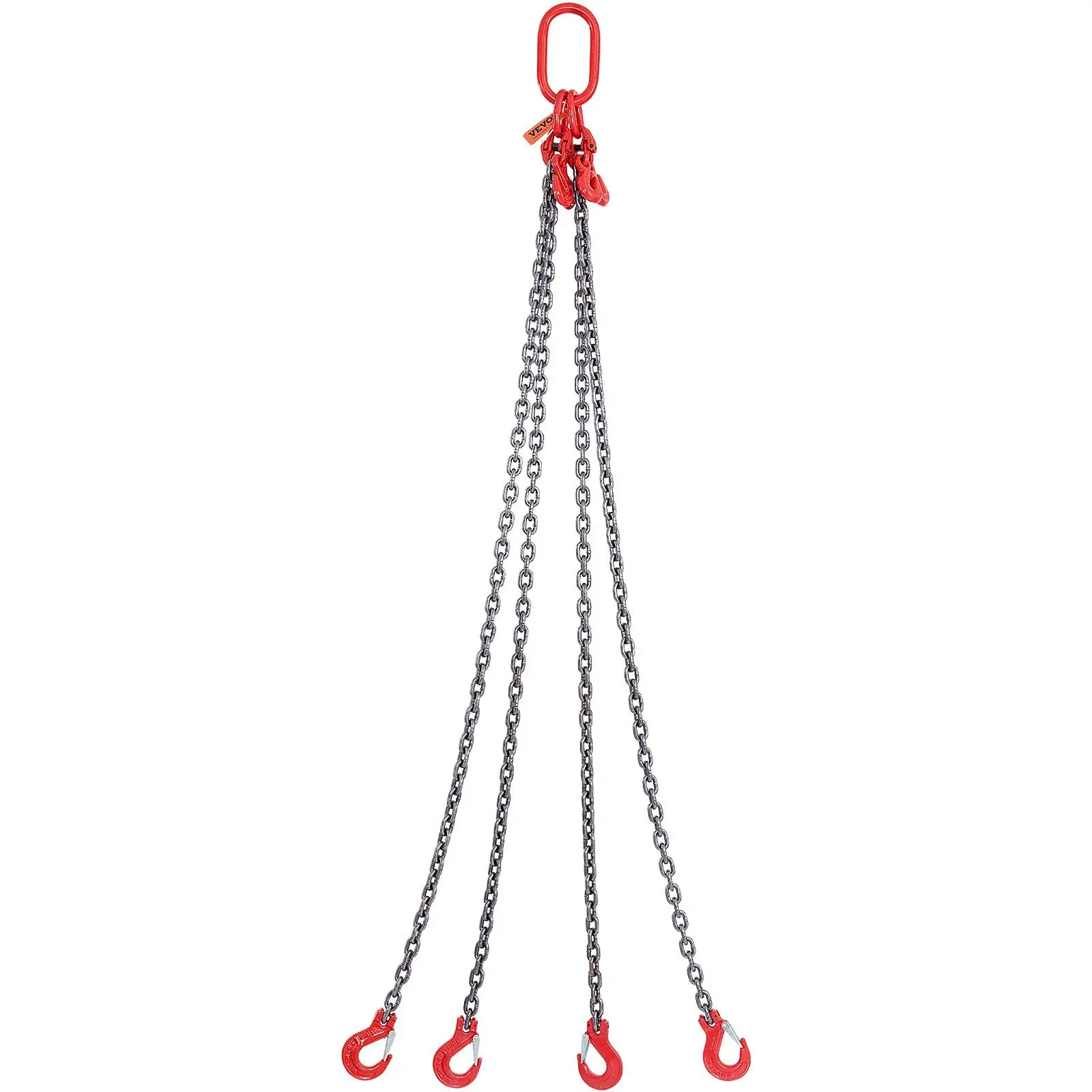 

Chain Sling, 11000 lbs Weight Capacity, 5/16'' x 5' G80 Lifting Chain with Grab Hooks, DOT Certified, Blackening Coating M