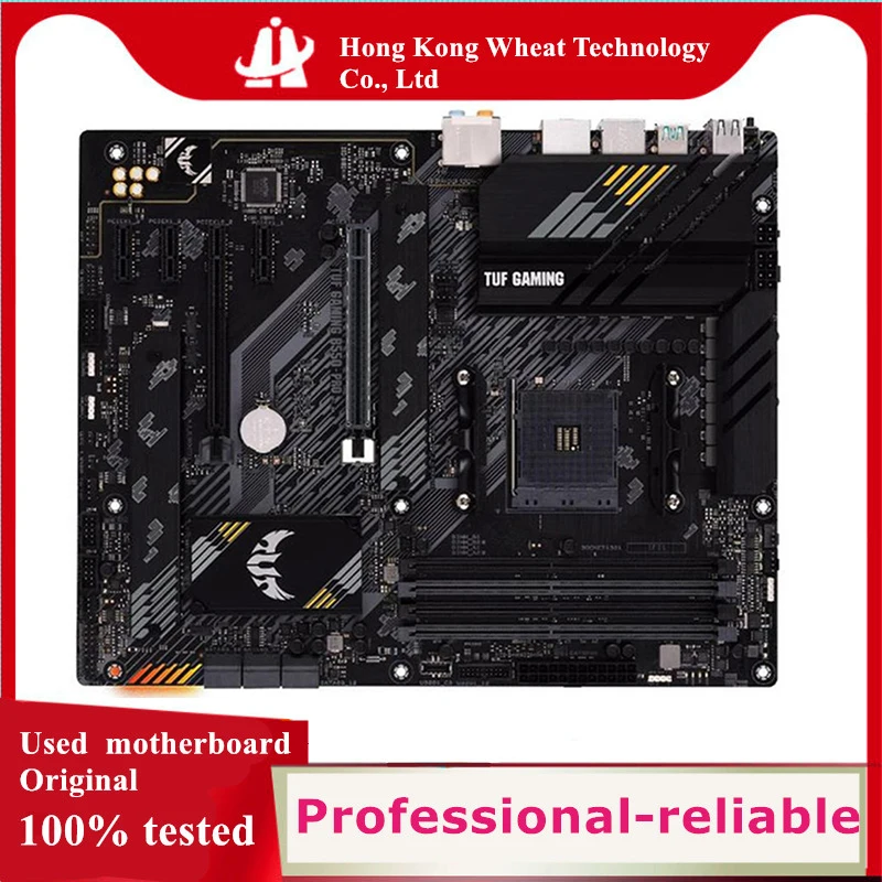 For AMD TUF GAMING B550-PRO motherboard Used original Socket AM4 B550 DDR4 128GB M.2 NVME USB3.0 SATA3 Desktop Mainboard