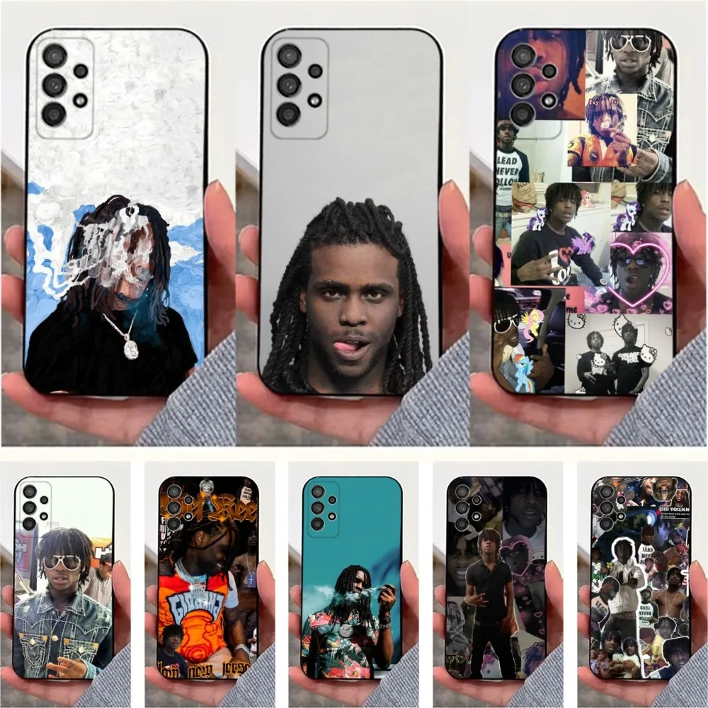 Rapper C-Chief K-Keefs Phone Case For Samsung S25,S24,S23,S22,S20,S21,S10,Ultra,Plus,Lite,FE,Soft Silicone Black Cover