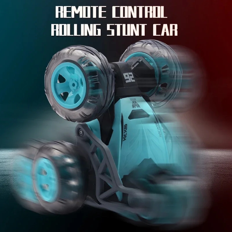 2.4G RC Auto Kinderen Afstandsbediening Speelgoed 360 Roterende Stunt Auto's 5 Wielen Dump Voertuig Speelgoed voor jongens Kinderen Verjaardagscadeautjes