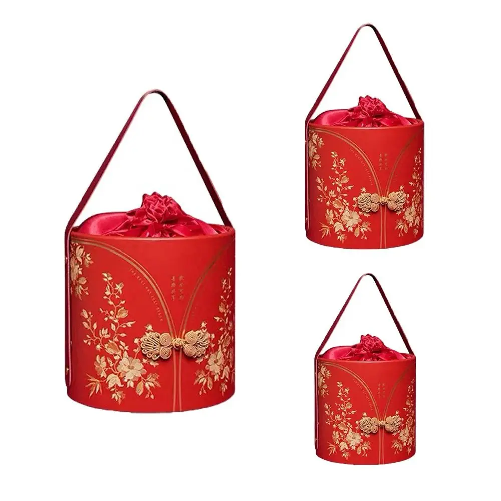 Frog Botton Flower Bucket Bag Large Capacity Festive Sugar Bag Ins Wedding Candy Bag Storage Bag Korean Style view 6