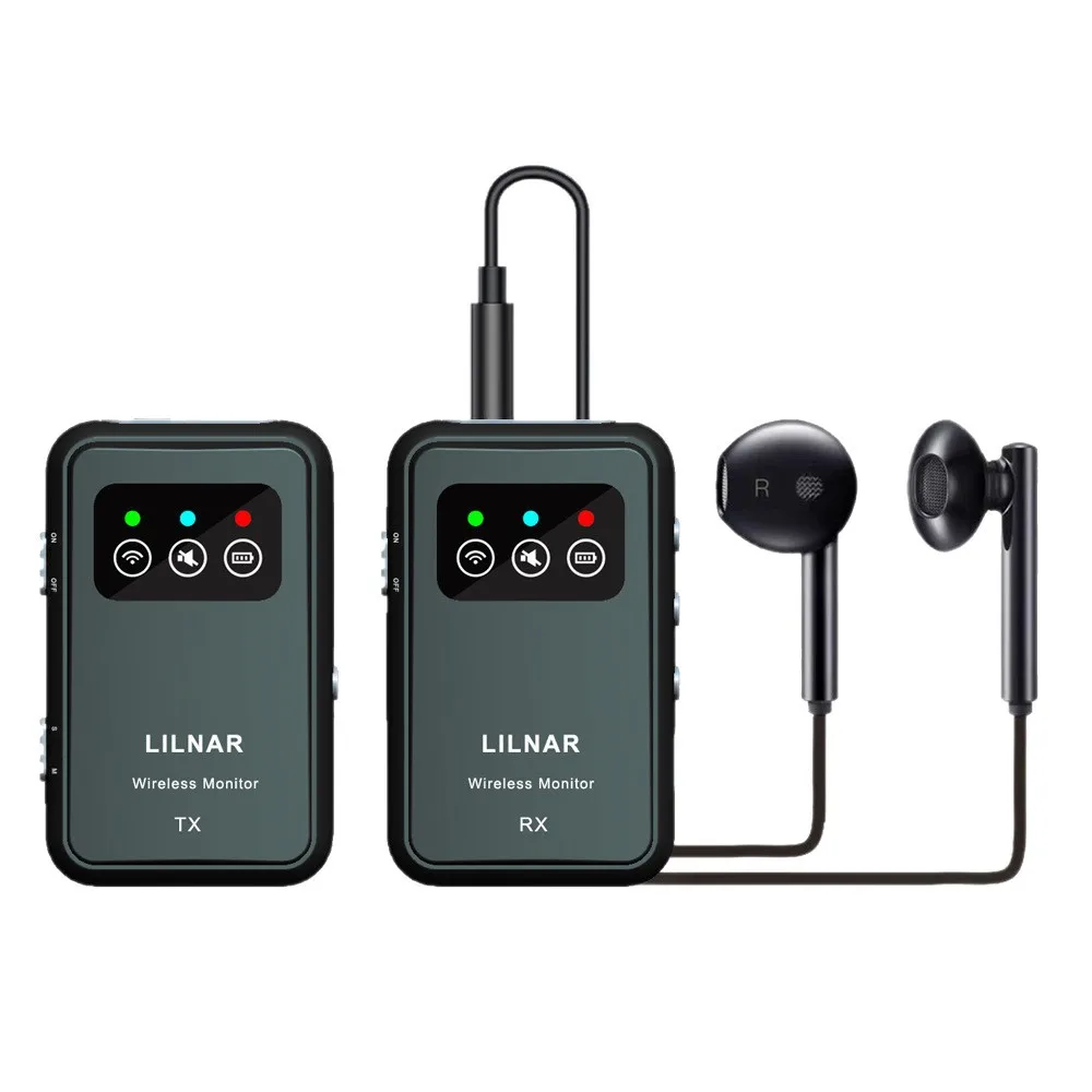 

Профессиональная беспроводная система IEM 2.4G с функцией звукового возврата, стереонаушники без задержки для сценических выступлений и тренировок