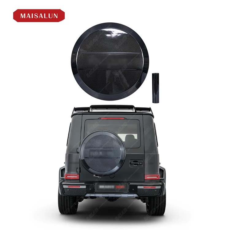 

Чехол для запасного колеса из углеродного волокна в стиле B для Mercedes Benz G-Class W464, чехол для задних автозапчастей