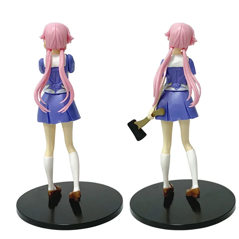 2316# Pop Up Future Diary Gasai Yuno Anime Girl Mirai Nikki Gasai Yuno Action Figures Collection Model Doll Toy Figurines Gift view 6