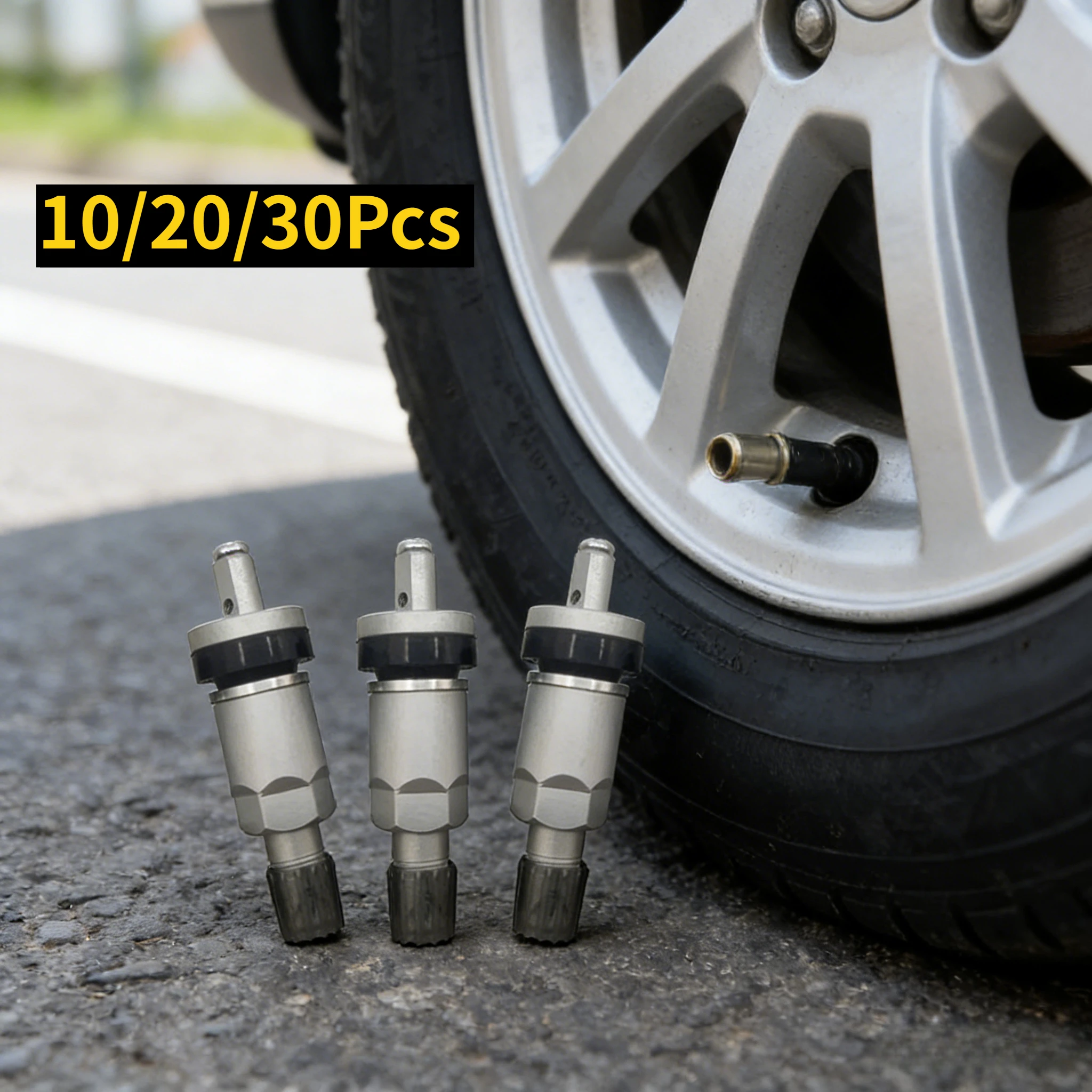 10/20/30pcs Stem Valves Tire Accessories Tyre Pressure Sensor Valve TPMS Stem Repair Kit for GM-930A GMC Cadillac Chevy Buick