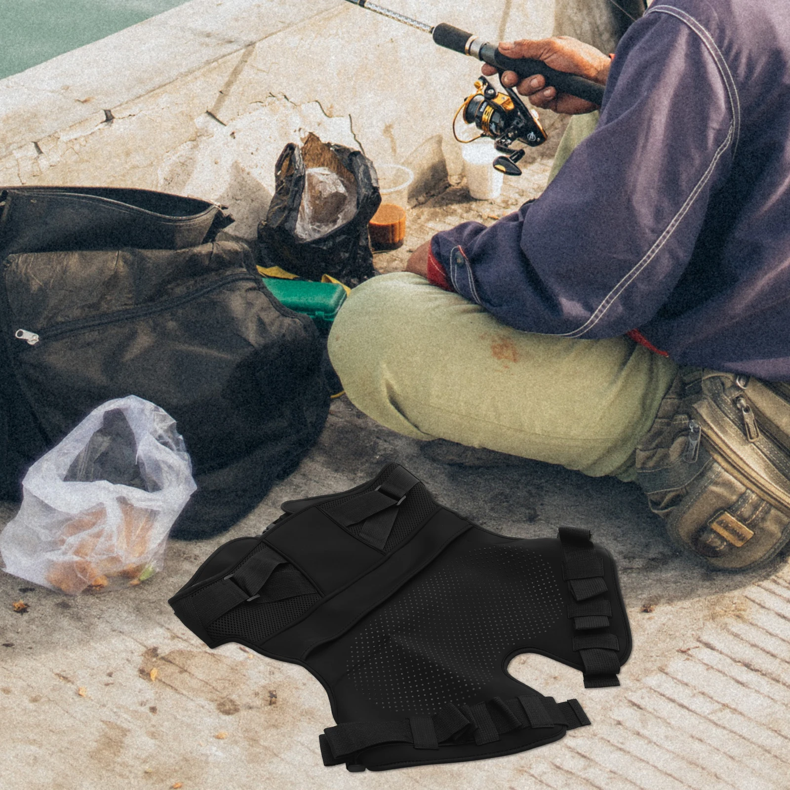 

Moisture-proof Seat Cushion Thickened Fishing Supplies Waterproof Pad Outdoor Adjustable Elastic Band Premium Breathable