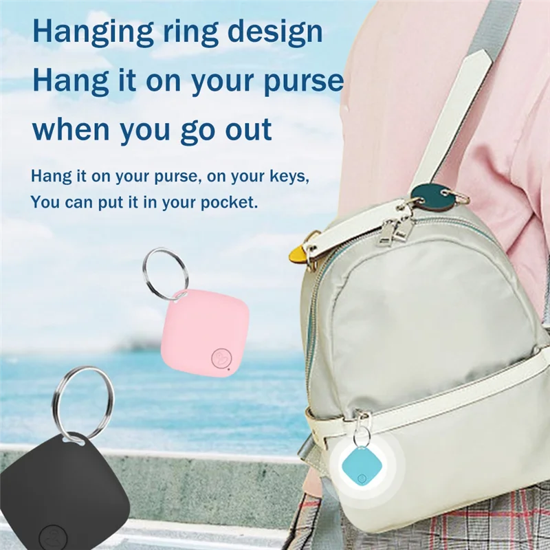 Bluetooth Anti-Lost Device Key Pet Mobile Phone Anti-Lost Device Smart Locator Blue