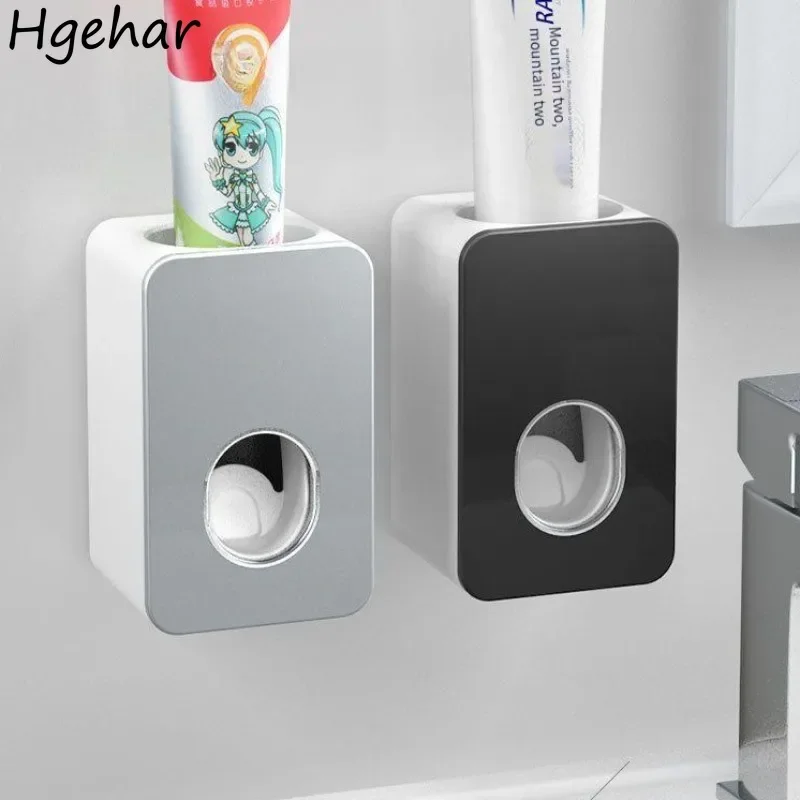 Fully Automatic Toothpaste Squeezers Household Bathroom Accessories Wall Mounted Multi-functional Portable Toothbrush Holder