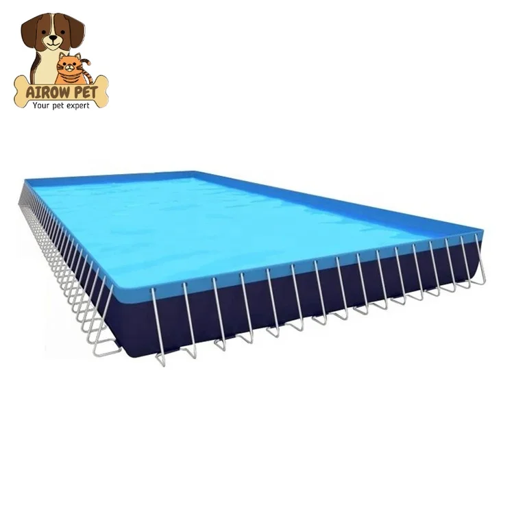 AIROW New Foldable PVC Farm Tanks for Fish Breeding Mobile and Collapsible Aquaponics Design for Aquaculture Fish Farming