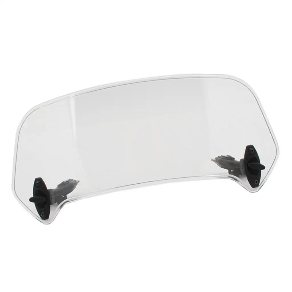 Motor Adjustable Windshield Screen Extension Spoiler Wind Deflector - Clear