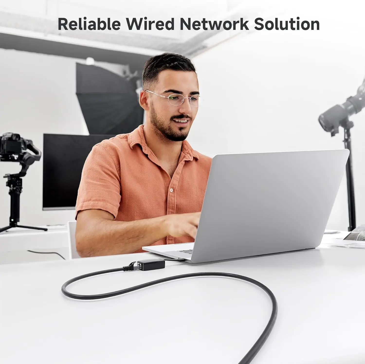 ZoeRax Cat6A Ethernet-Kabel 24AWG 10Gbps Hochgeschwindigkeits-550MHz UTP-Netzwerkkabel für PS4 Laptop PC Router ADSL PLC RJ45 Patchkabel – Detail 6