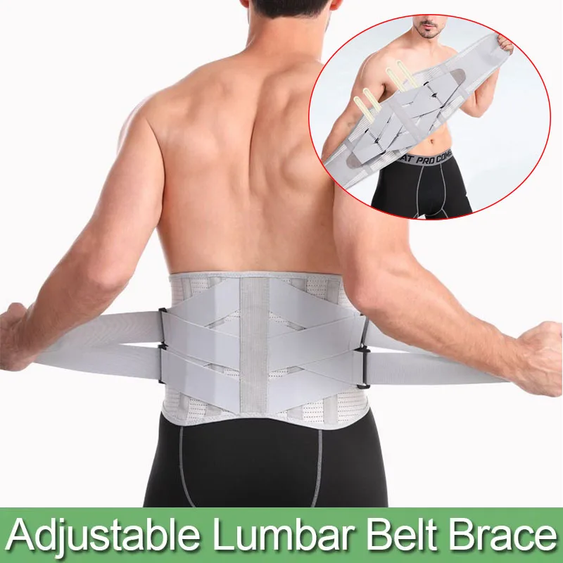 

Adjustable Lumbar Brace-Low Back Pain Relief Belt-Scoliosis Fitness Weight Lifting Squatting Hard Pulling Belt Abdominal Muscle