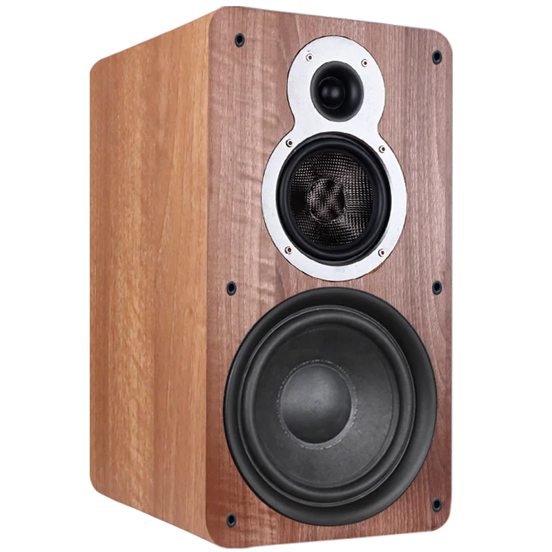 3 Way Hi-Fi Bookshelf Speakers 8'' 200W Music Equipment Wooden Home Theater Speakers Loud Stereo Audio Home Cinema Speaker