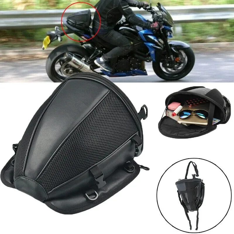 Samger Motorcycle Tail Bag Rear Seat Motorbike Seat Back Bag Saddle Handbag For BMW R1200GS R1250GS LC Advenutre F850GS F750GS