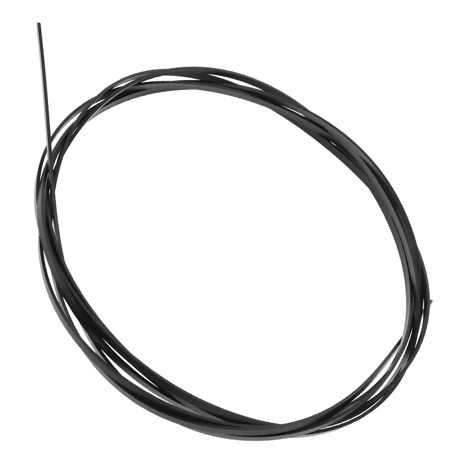 

8 Pcs Guitar Purfling Strip ABS Plastic Binding 1700x2x08mm Black Parts Decoration Enhance Aesthetics Protective Function