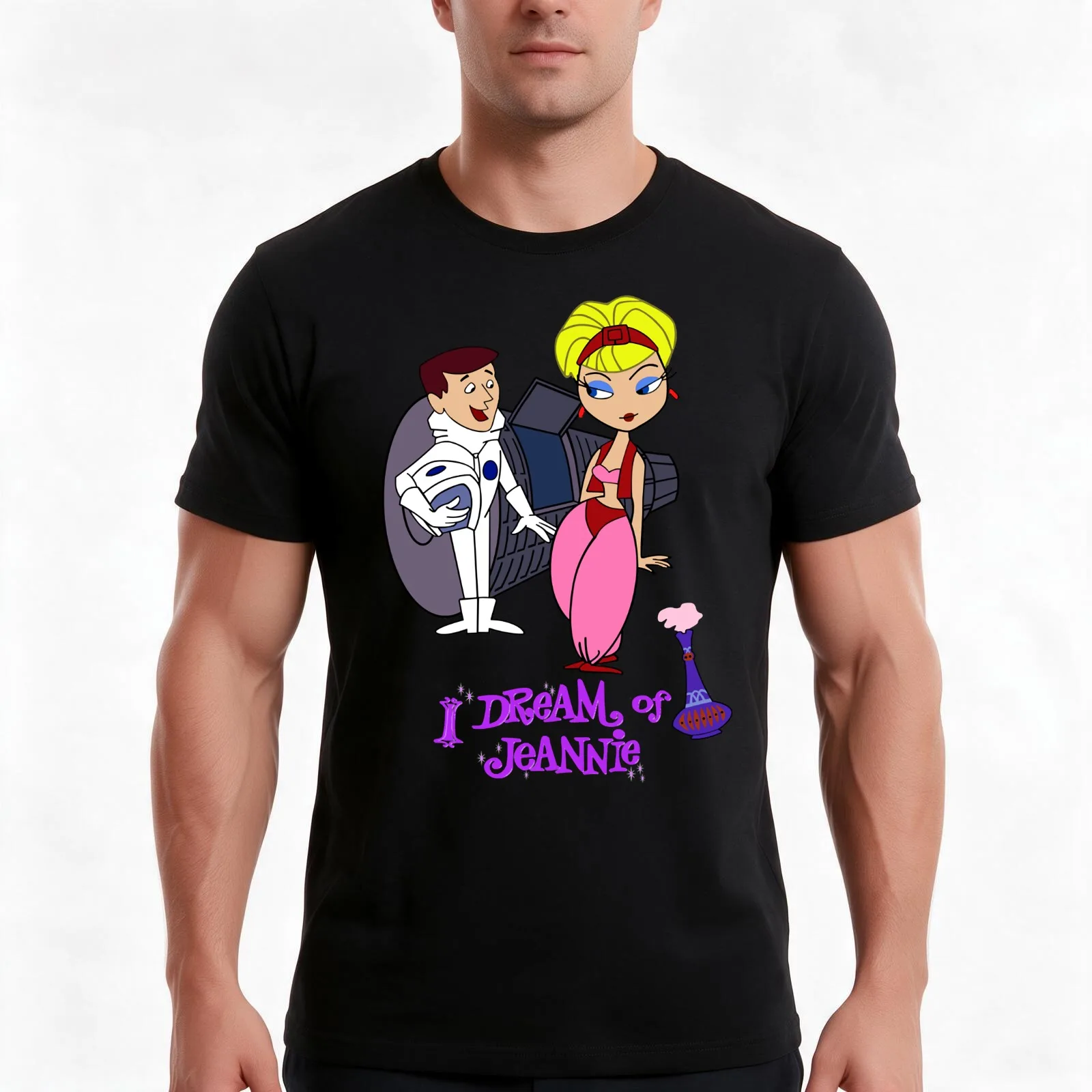 I Dream Of Jeannie Gifts For Fans, For Men and Women, Gift Valentine's Day T-Shirt, Summer Casual Cotton Tee, Unisex Men Women