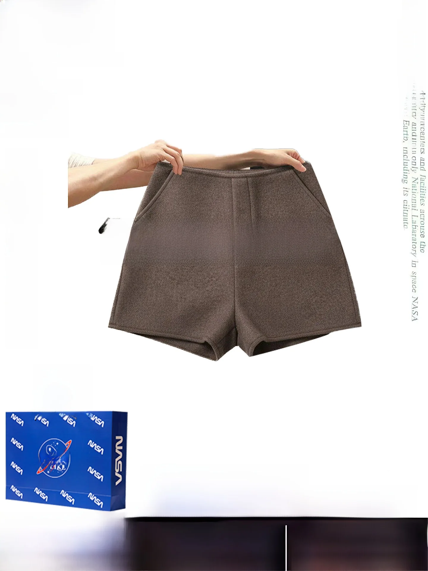 

Брюки-кюлоты женские из шерсти цвета хаки, осенне-зимние, с высокой талией, широкие, в форме А, для ношения с ботинками, повседневные