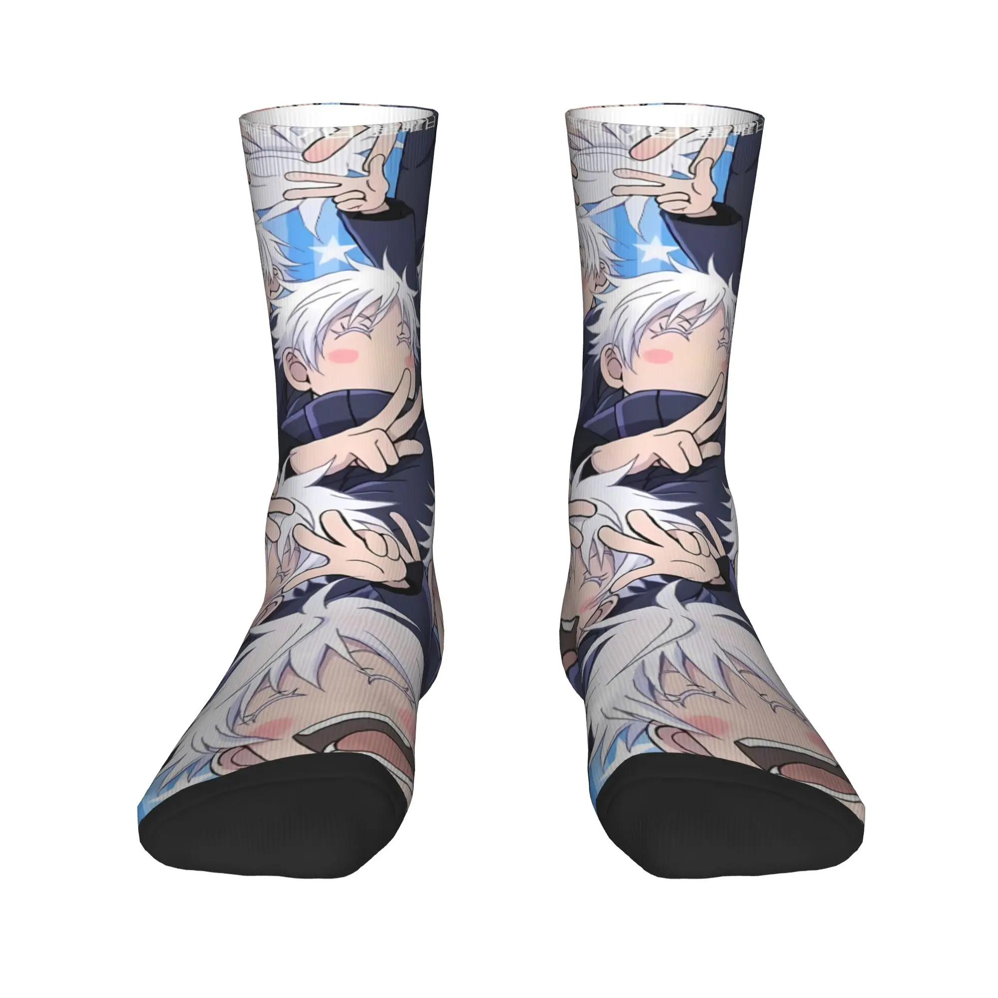 Gojo Sensei Anime Manga Socks  Modern Stockings Winter Anti Skid Adults Men Socks Warm Soft Design Climbing Socks