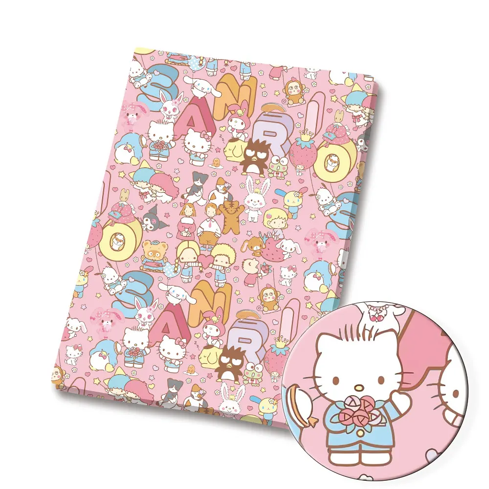 Hello Kitty 140x50CM Cartoon cotton fabric Patchwork Tissue Kid Home Textile Sewing Doll Dress Curtain Polyester cotton Fabric image 3