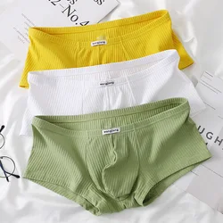 Yüksek Kaliteli erkek iç çamaşırı Hombre Külot Rahat Nefes Pamuk baksır şort Seksi Büyük Bulge Kese Külot Cuecas