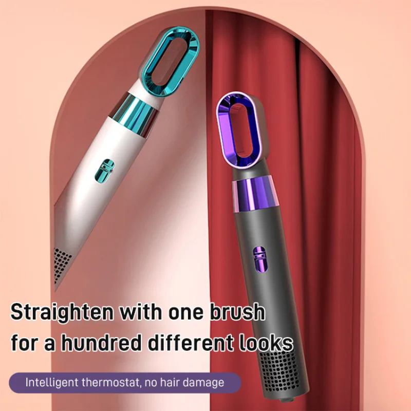 Hair dryer multifunctional three-in-one hot air comb straight hair curly hair styling artifact