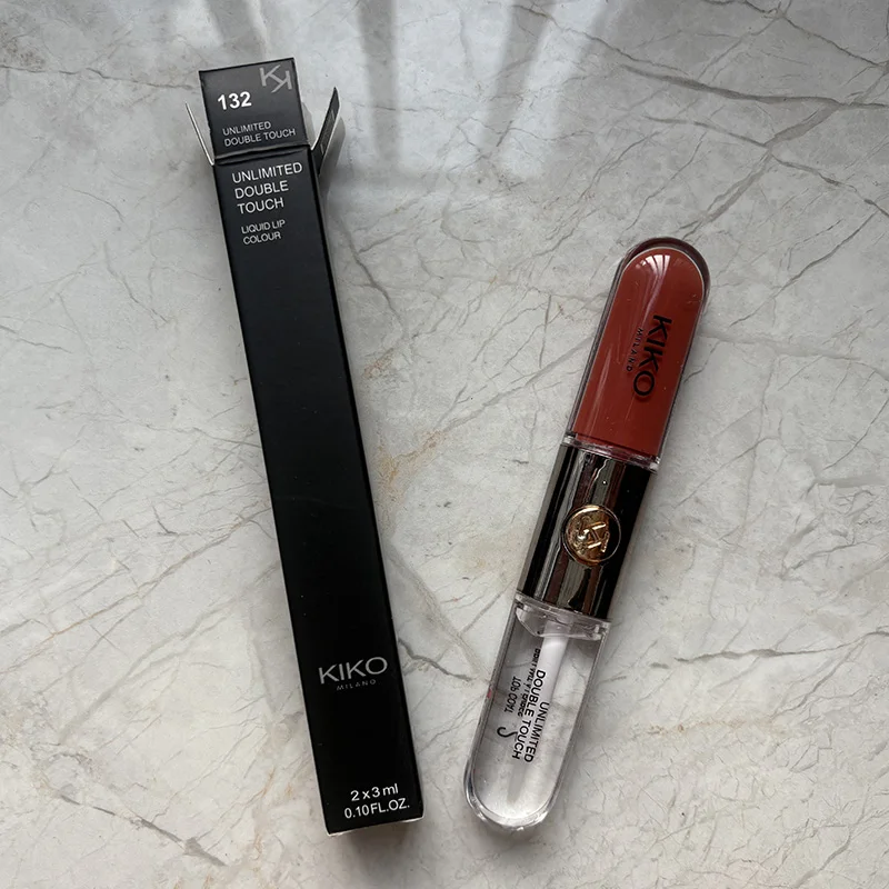KIKO 3D Liquid Gloss Lip Glaze Mirror Plumper Lipstick Nourished Glossy Full Lips Not Fading Milk Tea Bean Paste Makeup Cosmetic