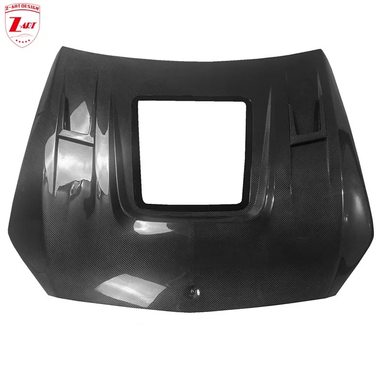 

Z-ART C63 Dry Carbon Fiber Engine Bonnet for W205 C63 Prepreg Carbon Fiber Transparent Engie Lid For C63 2015-2024
