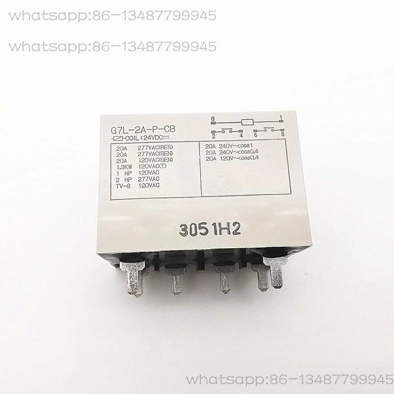 

G7L-2A-TUB-12V24V 200/240VAC Original Power Electromagnetic Relay G7L-TUBJ