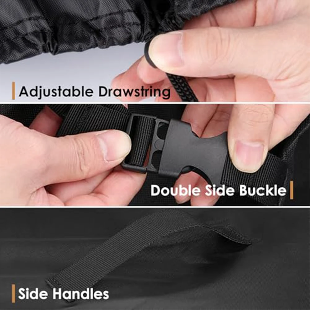 Square Sandbox Dust Cover Made from Oxford Fabric with Reinforced Waterproof Strips and Secure Buckle Fastening