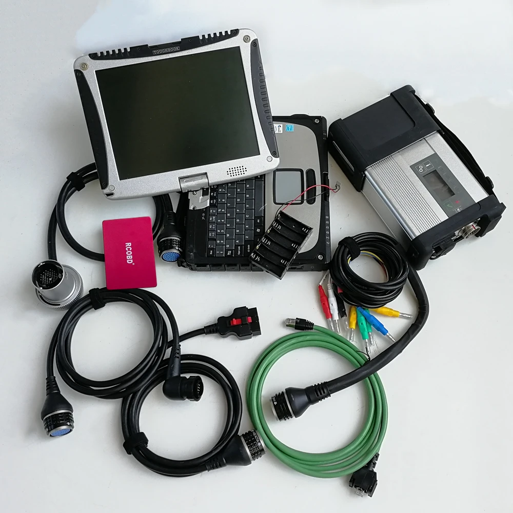 

MB SD C5 DOIP Pro 5 для легковых автомобилей, грузовиков, новейшее программное обеспечение SSD 480 ГБ CF19 I5 8G для автомобильного диагностического инструмента Mercedes