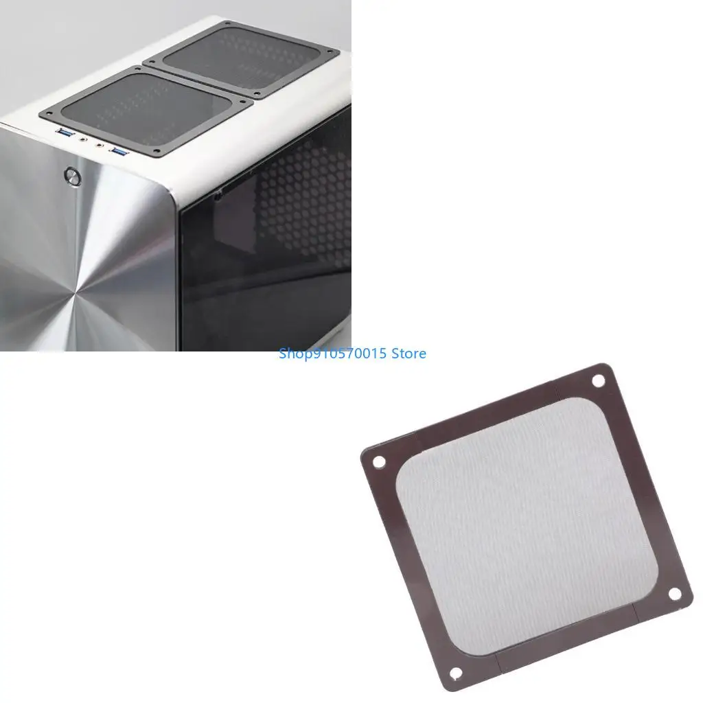 

B95C ПК для корпуса Вентилятор охлаждения Магнитный пылевой фильтр Сетчатая крышка Компьютерная защита от пыли