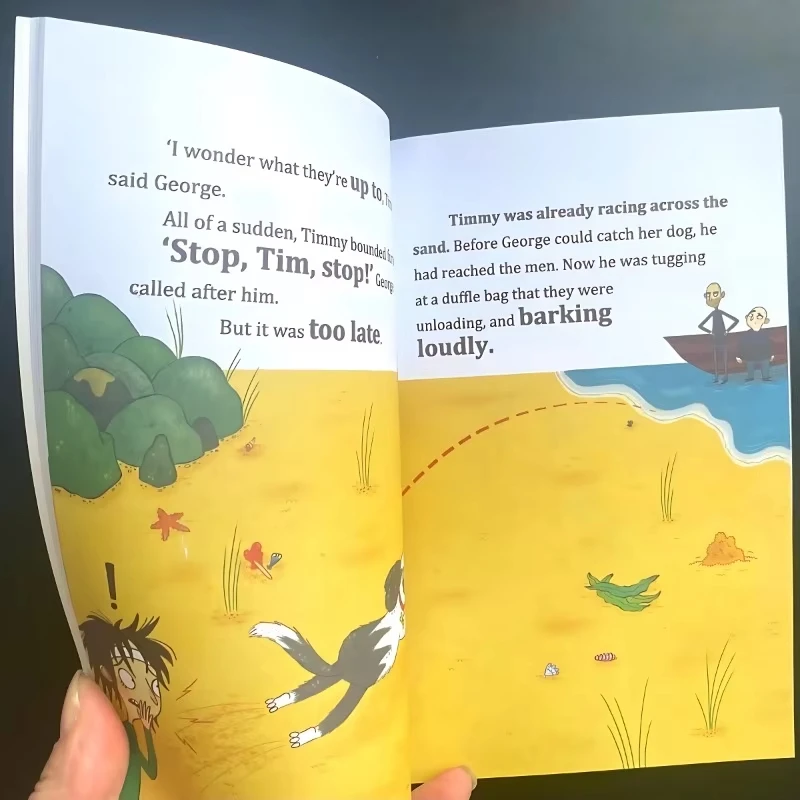 15 Buku Koleksi Cerita Pendek Petualangan Lima Orang Terkenal Buku Komik Buku Bacaan Anak Versi Bahasa Inggris Set Kotak Hadiah