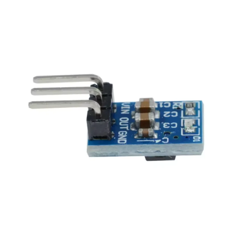5-50 Buah 5V Ke 3.3V DC-DC Modul Buck Catu Daya Step Down AMS1117 800MA Papan Peningkat Dapat Disesuaikan Otomatis Tegangan Batas Mulai
