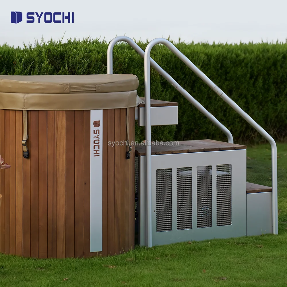 Syochi WIFI APP Smart Control Cold Plunge Tub Athlete Ice Bath With1HP Chiller