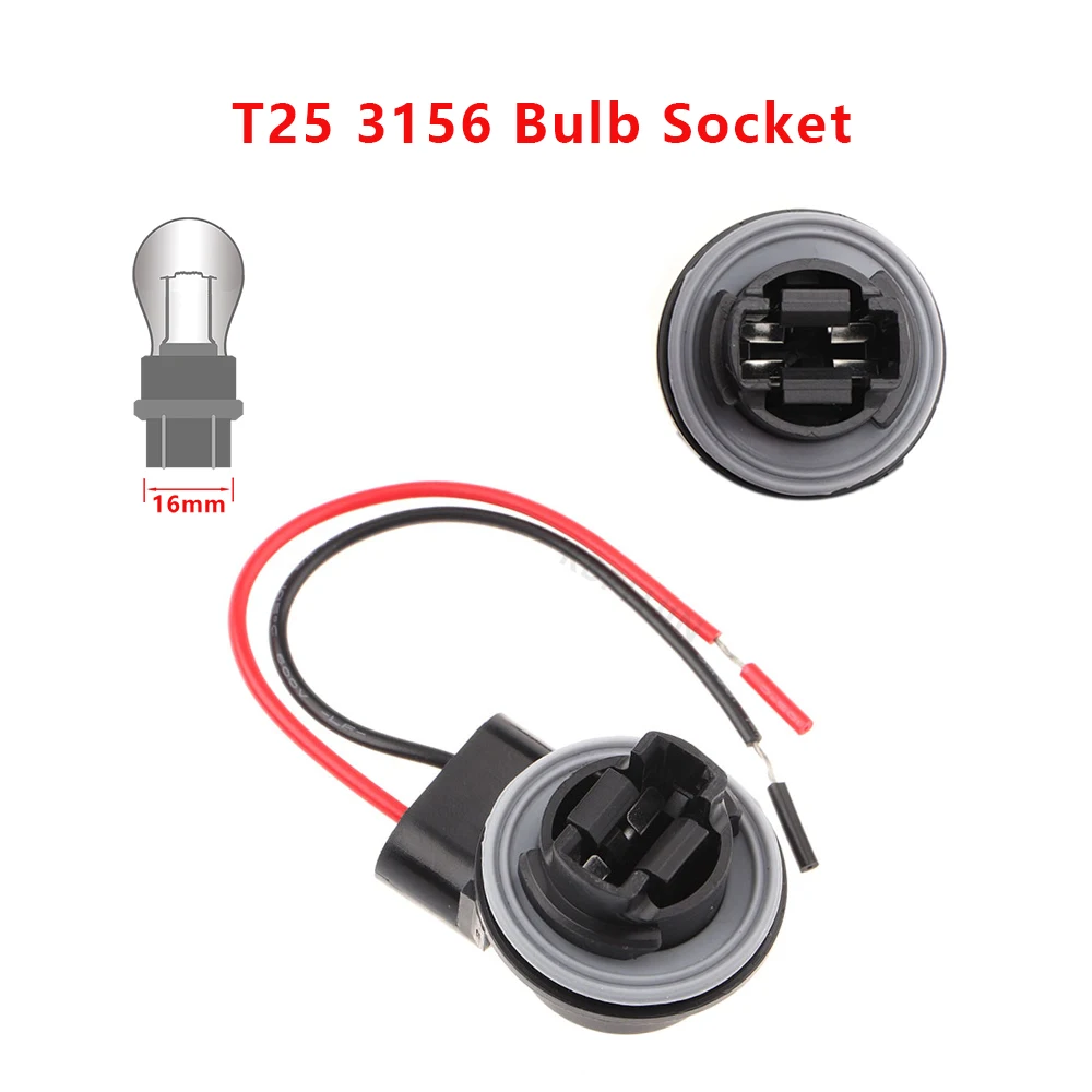 2x Car Turn signal Light Socket Adapter For Land Rover Ford Chevrolet Wiring Harness Accessories