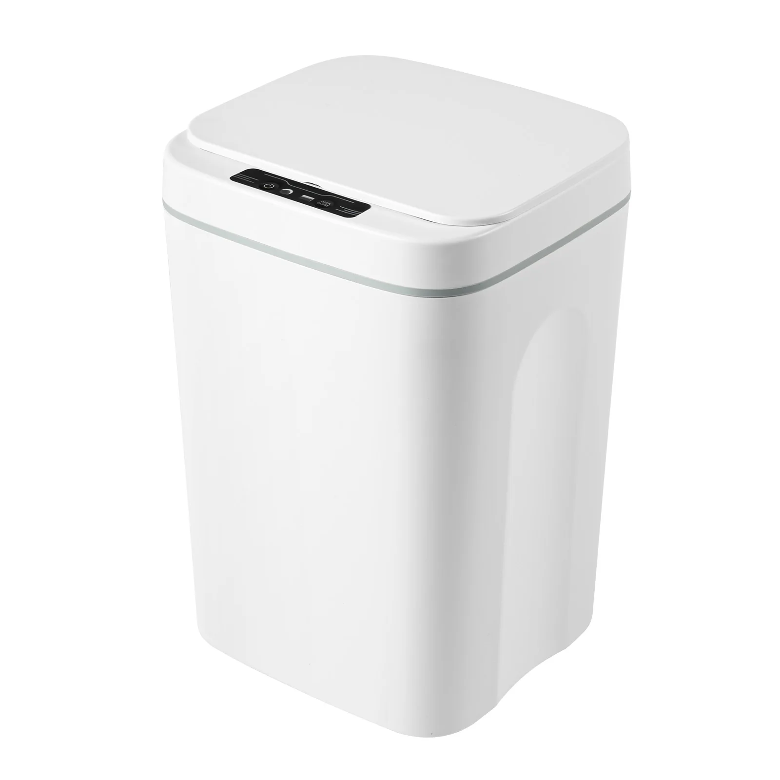 Automatic Trash Can Infrared and Vibration Touchless Sensors 16L Large Capacity Intelligent Sensing Garbage Bin