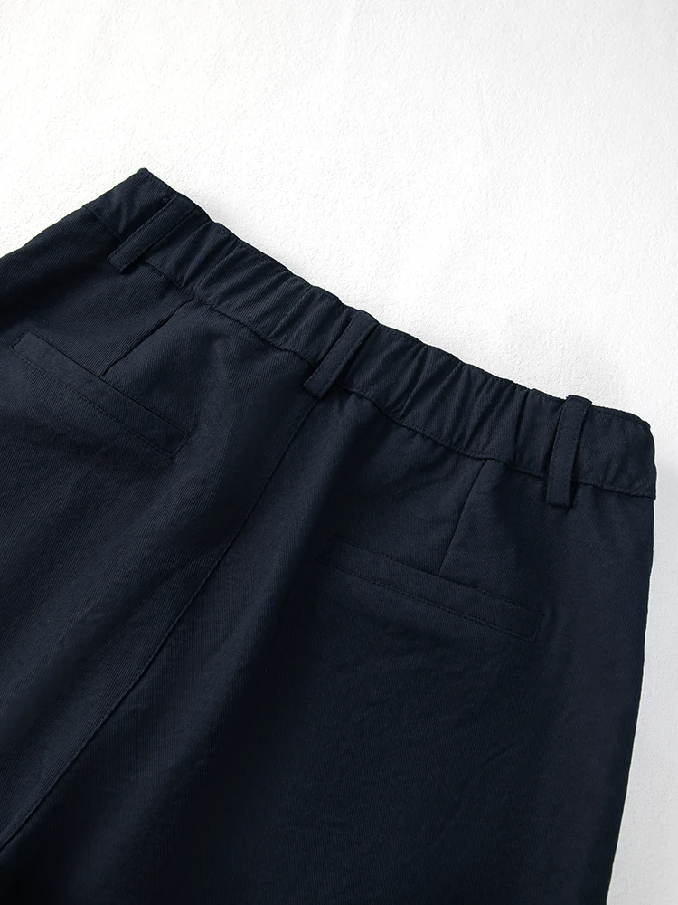 Pantaloni casual a gamba larga stile K da donna 2025 Pantaloni eleganti fluidi a vita alta primavera autunno, versatili e dimagranti