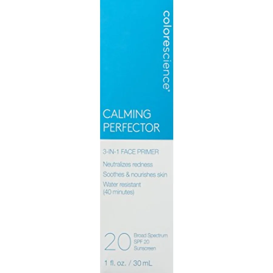 Calming Perfector Face Primer with water-resistant mineral sunscreen, broad spectrum SPF 20 UV protection, 1 fl oz