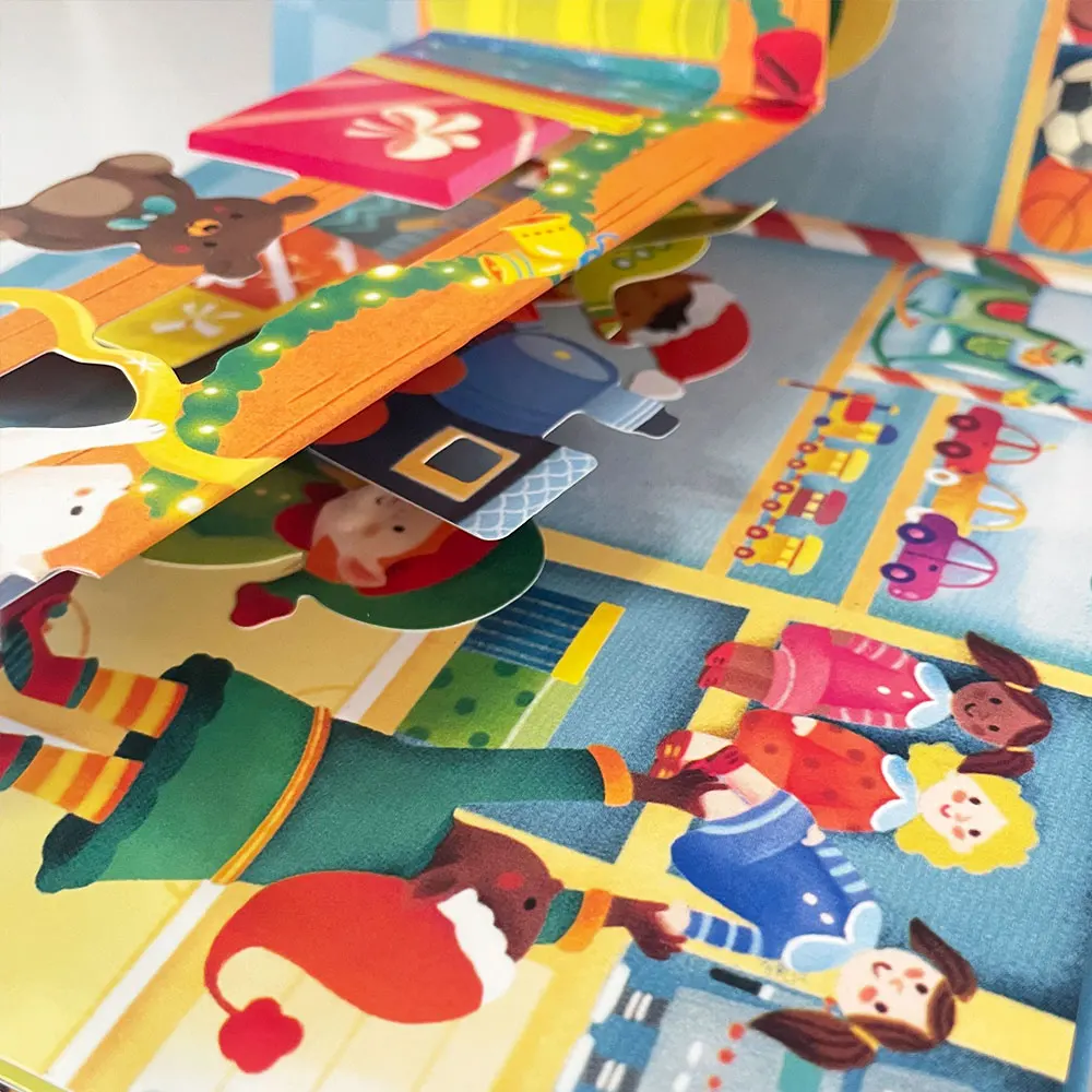 Pop up Christmas Usborne English 3D Flap Picture Book Kids Reading Baby Story Learning Books for Children Christmas Gift