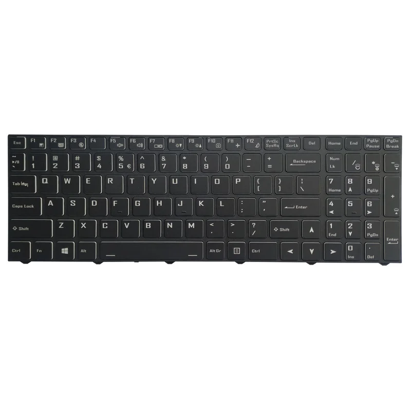 OEM Replacement New For Clevo PB51DF2 PB51DF2-G PB51DF1-G PB50DDS-G Color backlit US keyboard