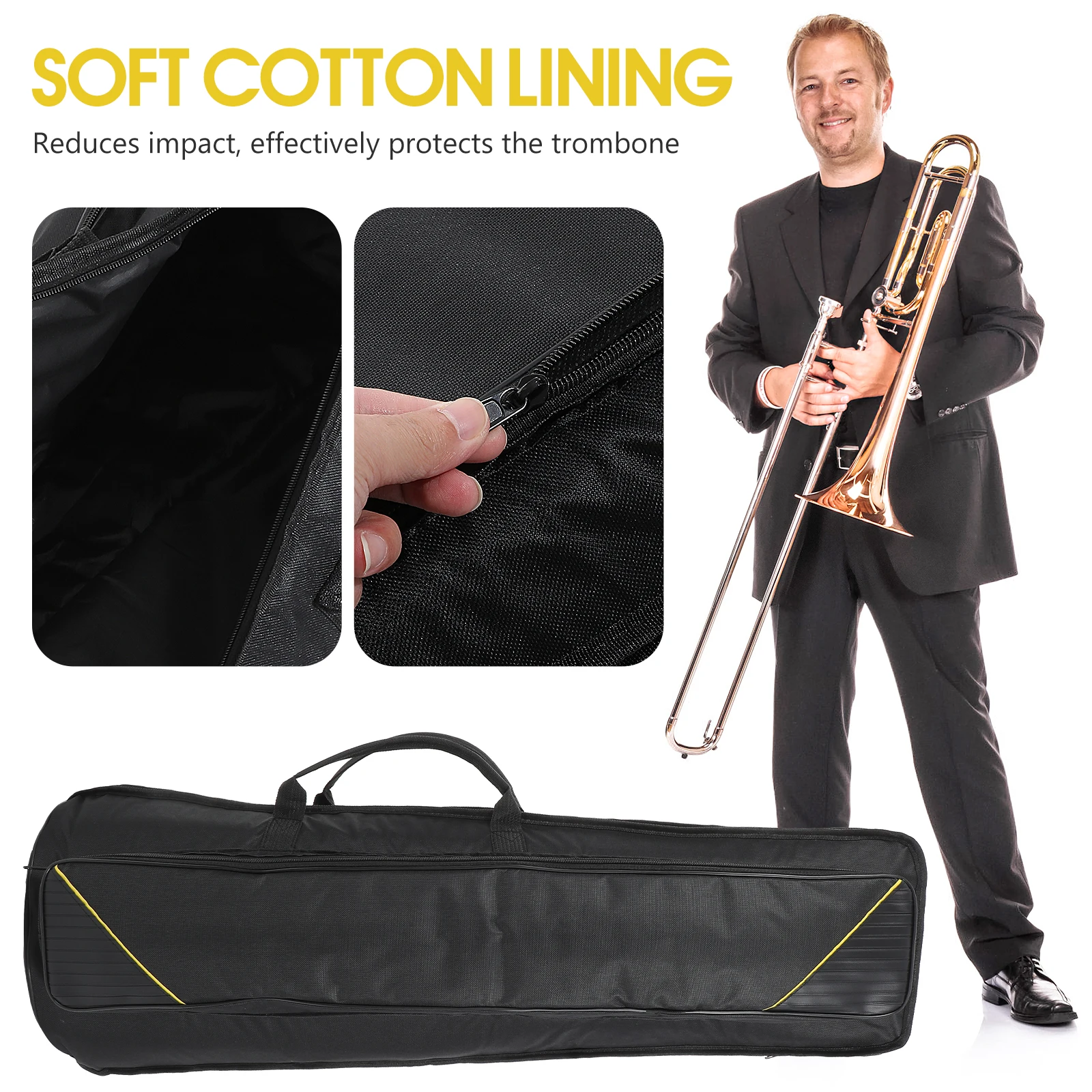 

Trombone Bag Instrument Music Equipment Optional Musical Oxford Cloth Case Backpack