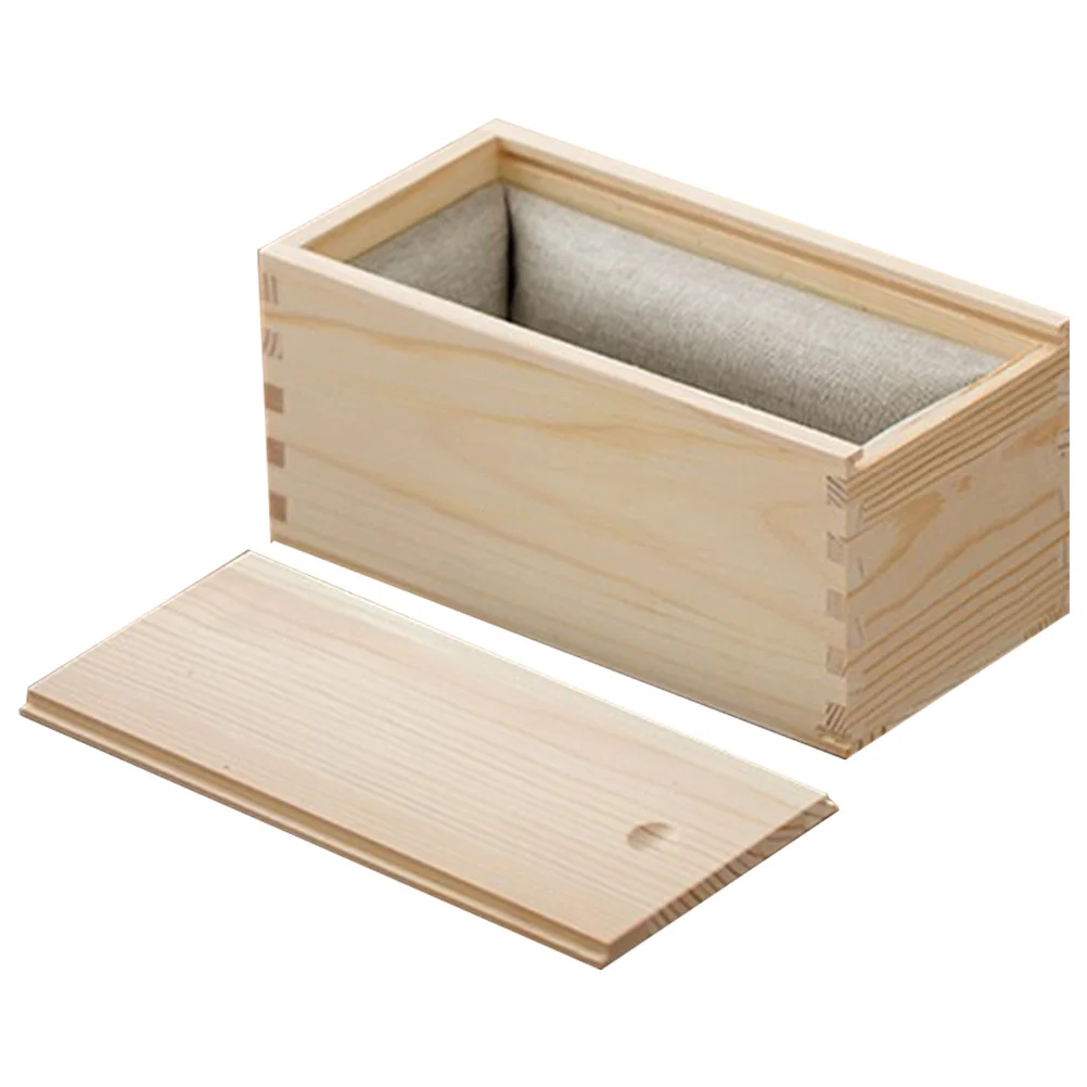 

Natural Pine Wooden Box Large Capacity Smooth Flat Surface DIY Craft Storage Box Photo Jewelry Organizer Decorative Wooden Crate
