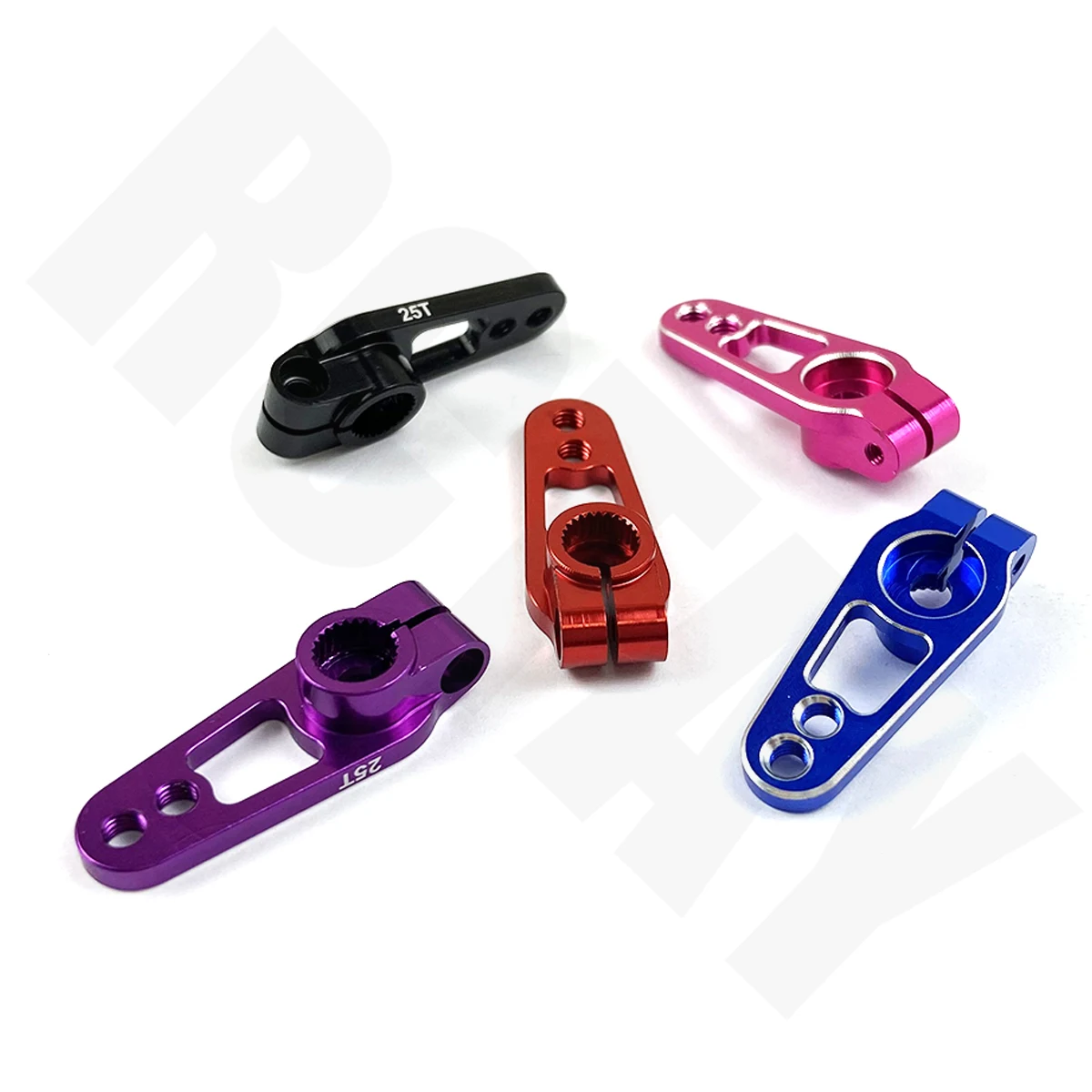 1/10 RC Car 25T TRX4 Servo Horn Arms 25 Teeth Spline M3 Clamp Steering for Futaba Savox Power Motors D4 RC Drift Car Parts