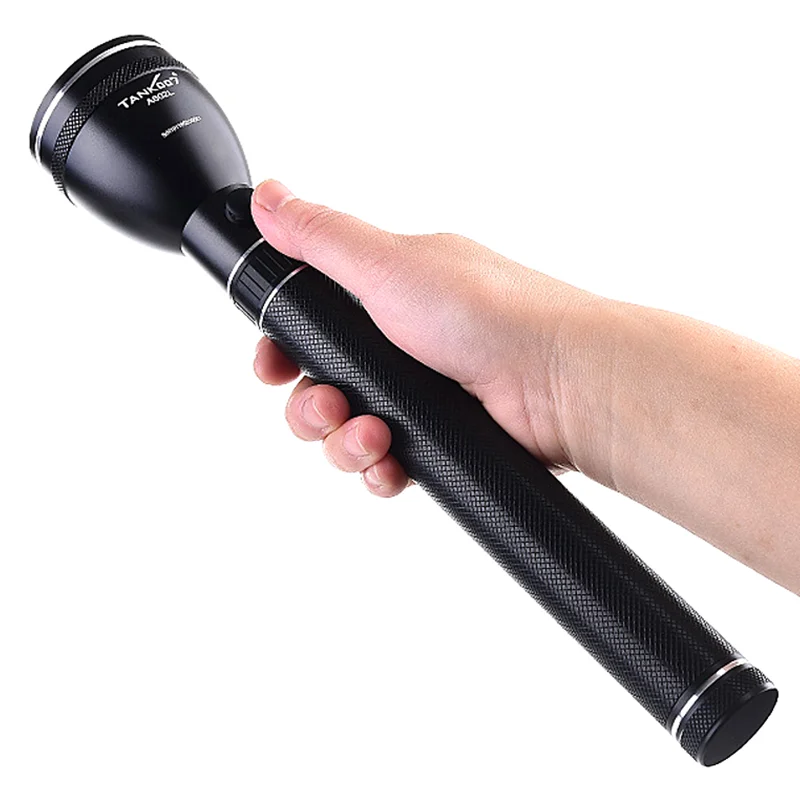 

TANK007 Hiking Flashlight A602L Rechargeable led Torch IPX6 Waterproof 400LM Super Powerful Flashlight for Camping Self-defense