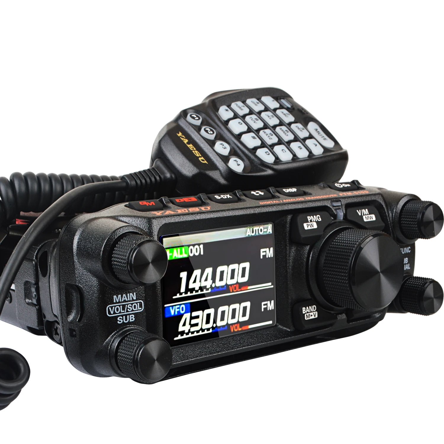 Yaesu Walkie Talkie FTM-510D ASP 144/430MHz VHF 55W/UHF 50W C4FM