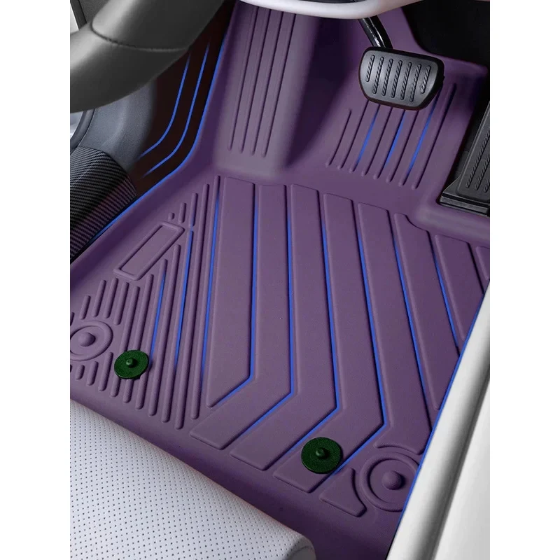 

Luxury All-Weather Double-Layer Car Floor Liner Multicolored Specifical Dened -
