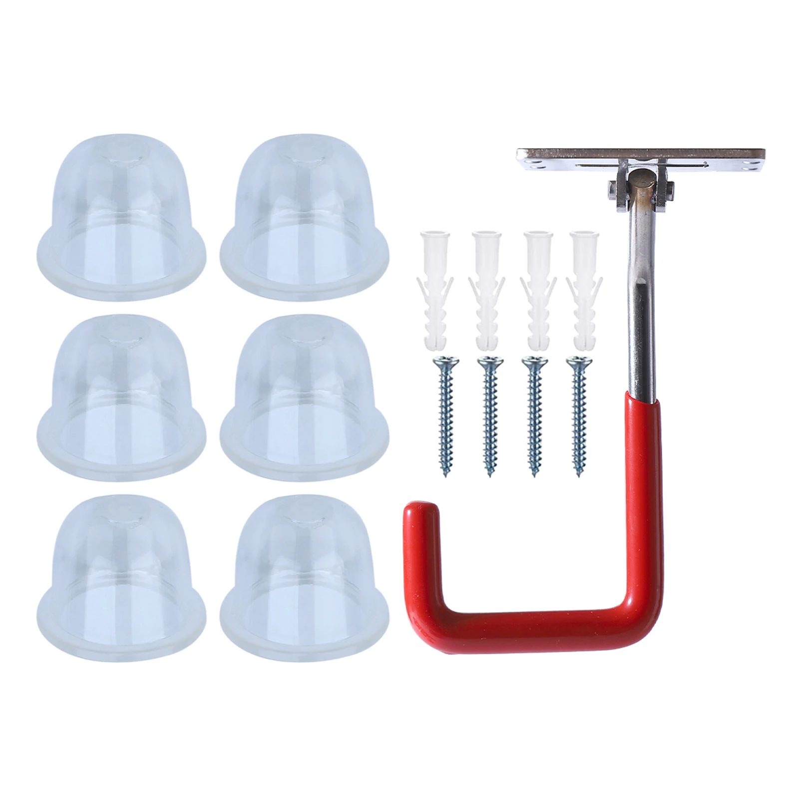 Adjustable Hooks Oil bubble for Wall Storage Utility Hooks with Anti-Slip Coating for Chainsaws Bicycle Garden Tools