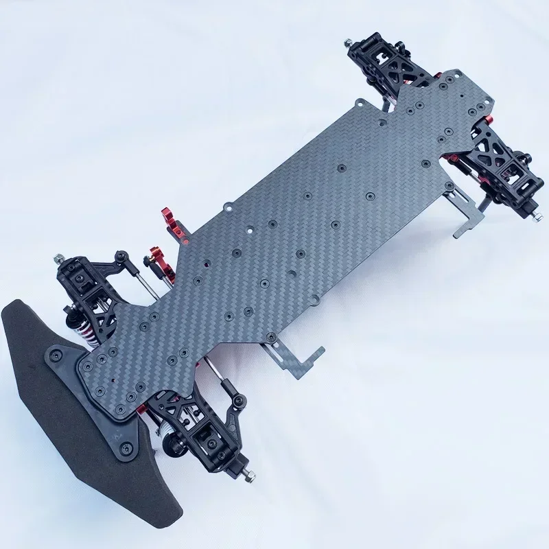 RC Car On-Road  Body Frame 260mm Wheelbase 4WD  Driving System for 1/10 Racing  Parts Upgrades Accessories