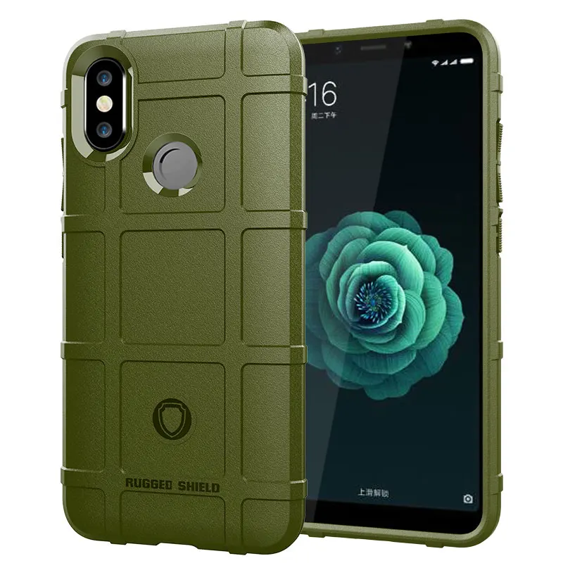 

Armor Heavy Matte Soft Cover for Xiaomi A2 Mi A2 Mi6X Shockproof Thick Shield Case for MiA2 mi 6x Anti Knock Silicone Cases