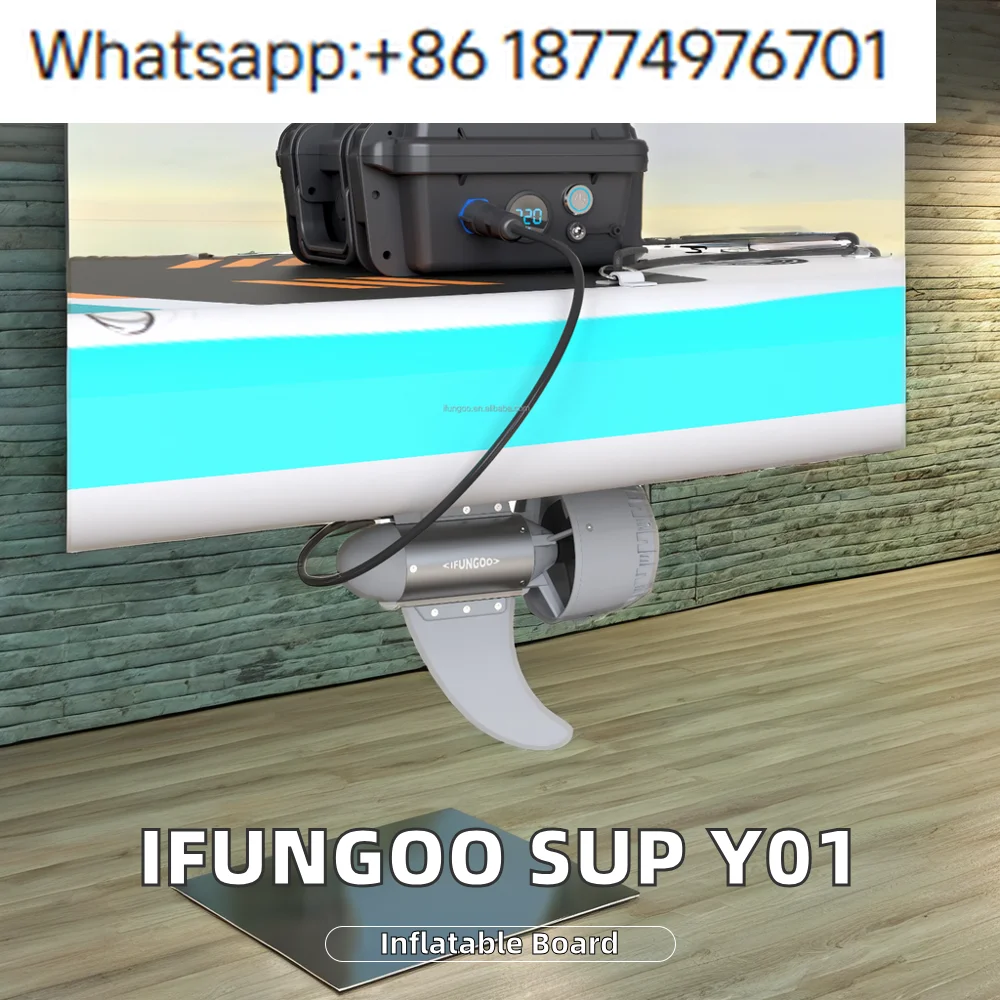 

IFUNGOO 600W Y01 Electric Motor Thruster New Stand-Up Paddleboarding SUP Surfboard Propeller Booster for Inflatable Paddle Board